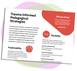 trauma-informed Strategies Infographic